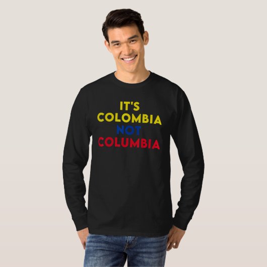 T-shirt Sa Colombie Pas Colombie Colombienne 1 (Devant entier)