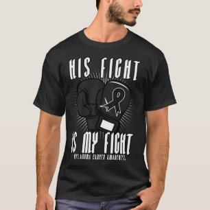 T-shirt Sa Lutte Est Ma Lutte Cancer De La Peau Melanoma A