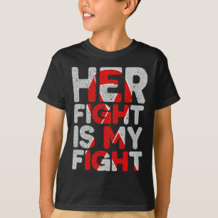 T-shirt Sa Lutte Est Ma Lutte Congénitale Déficience Cardi