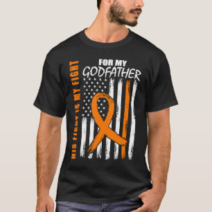 T-shirt Sa Lutte Est Ma Lutte Contre La Leucémie Parrain