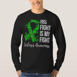 T-shirt Sa Lutte Est Ma Lutte Contre La Scoliose