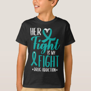 T-shirt Sa Lutte Est Ma Lutte Contre La Toxicomanie