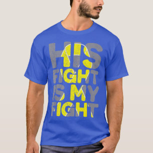 T-shirt Sa Lutte Est Ma Lutte Contre Le Cancer De L'Enfanc