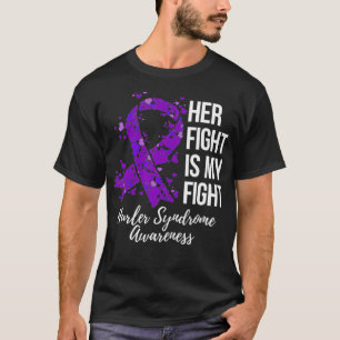 T-shirt Sa Lutte Est Ma Lutte Contre Le Syndrome Hurler