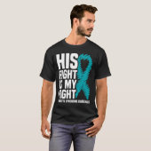 T-shirt Sa Lutte Est Ma Lutte Contre Le Syndrome Tourette (Devant entier)