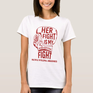 T-shirt Sa Lutte Est Ma Lutte Contre Les Myélomes Multiple