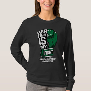 T-shirt Sa Lutte Est Ma Lutte Contre Les Troubles Bipolair