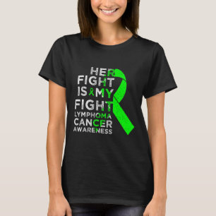 T-shirt Sa lutte est ma lutte lymphome cancer du sang sens