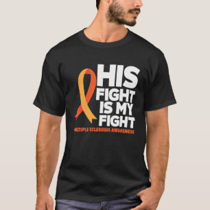 T-shirt Sa lutte est ma lutte MS Sensibilisation à la sclé