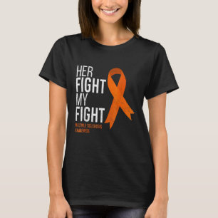 T-shirt Sa lutte est ma lutte Sclérose en plaques Sensibil