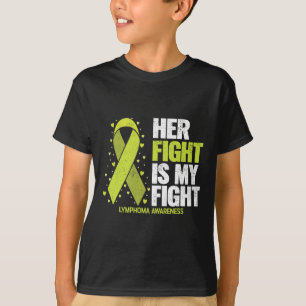 T-shirt Sa lutte est ma lutte Sensibilisation au cancer du