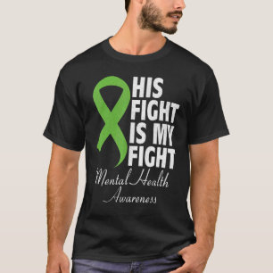 T-shirt Sa Lutte Est Mon Combat Mental Health Awareness Gr