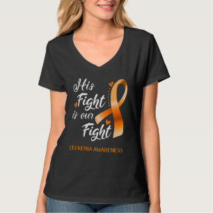 T-shirt Sa lutte est notre lutte Sensibilisation à la leuc