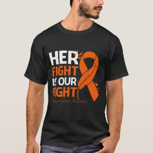 T-shirt Sa Lutte Est Notre Sensibilisation Au CANCER KIDNE
