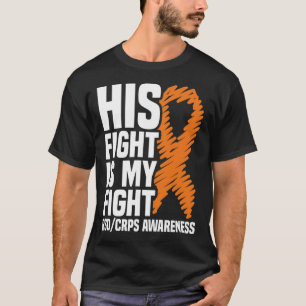 T-shirt Sa Lutte Ma Lutte Orange Ribbon Rsdcrps Sensibilis