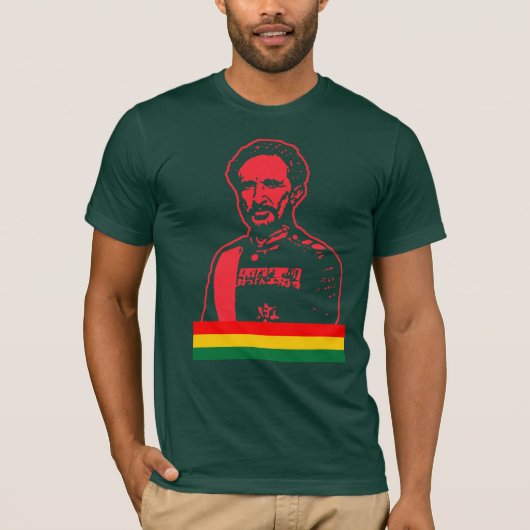 T-shirt Sa Majesté impériale Haile Selassie (Devant)