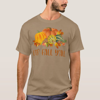 T-shirt Sa Tombe Yall mignonne Citrouille Squashes Automne
