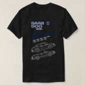 T-SHIRT SAAB 900    (Design devant)