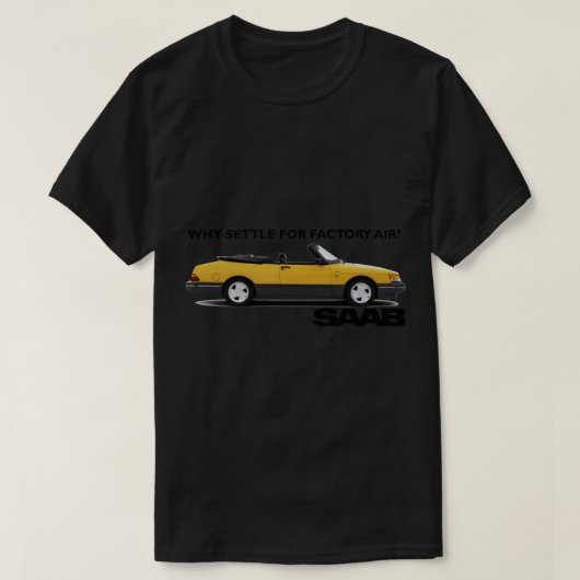 T-SHIRT SAAB 900 CONVERTIBLE (Design devant)