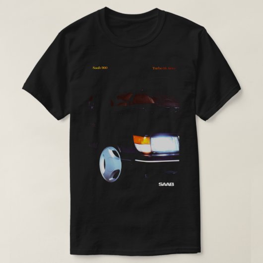 T-SHIRT SAAB 900 TURBO 16 AERO (Design devant)