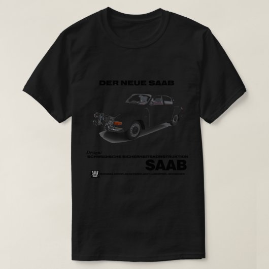 T-SHIRT SAAB 96 (Design devant)