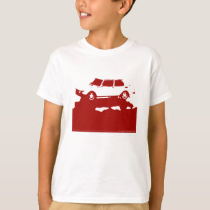 T-shirt Saab 99 Turbo - rouge sur les chemises légères