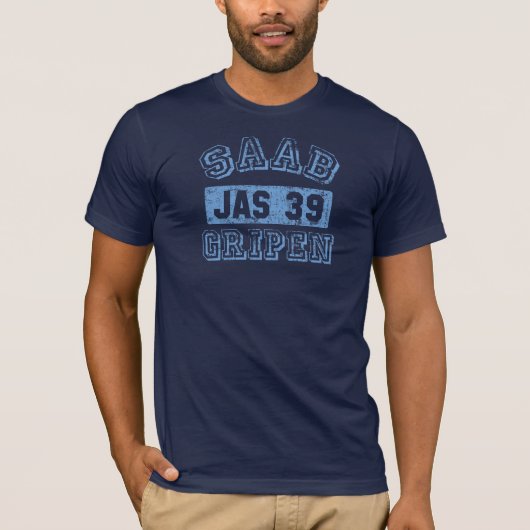 T-shirt Saab Gripen - BLEU (Devant)