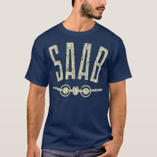 T-shirt Saab Svenska Aeroplan Aktie Bolag 1965 
