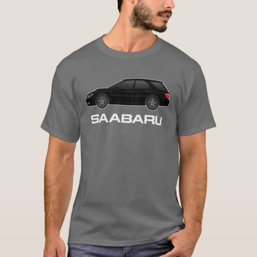 T-shirt saabaru 9-2X dans le noir (Devant)