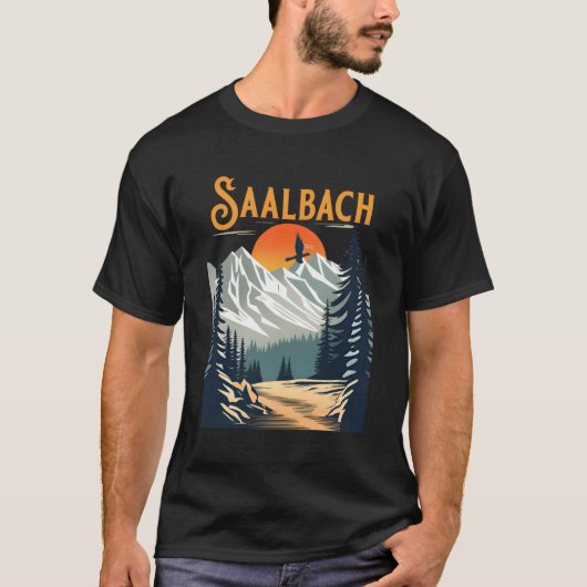 T-shirt Saalbach Randonnée (Devant)