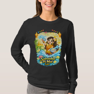 T-shirt Sabaidee Pi Mai – Jolie Fille Lao Fête de l'Eau Sh