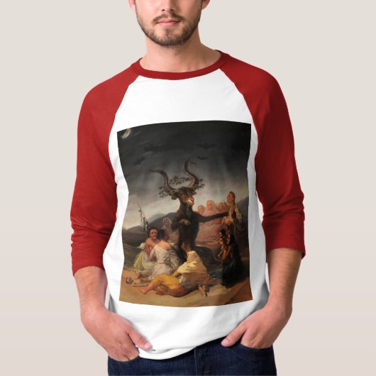 T-shirt Sabbat des sorcières par Francisco de Goya (Devant)