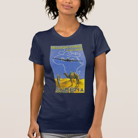T-shirt Sabena ~ Congo Belge (Devant)