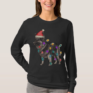 T-SHIRT SABLE ALLEMAND SHEPHERN AVEC SANTA CLAUS CASQUETTE
