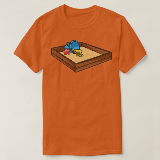 T-shirt Sable de Sandbox et Toys (Design devant)
