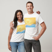 T-shirt Sable Jaune Et Océan (Unisexe)