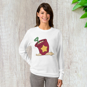 T-shirt Sable rouge avec étoile et lunette