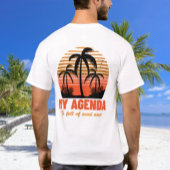 T-shirt Sables de coucher de soleil par Salty AF