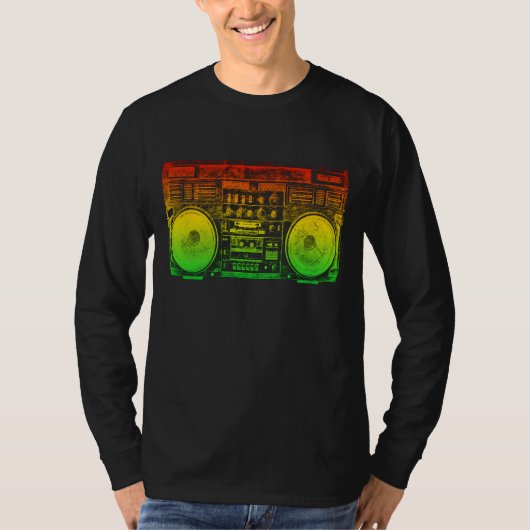 T-shirt Sableuse de ghetto de Rasta (Devant)