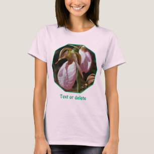 T-shirt Sabot de la Dame Rose Sauvage Personnalisé par pai