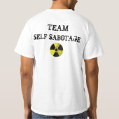 T-shirt Sabotage d'individu (Dos)