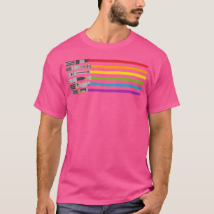 T-shirt Sabre Laser Arc-en-Ciel