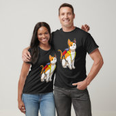 T-shirt Sac à dos Chat Pupille École (Unisexe)