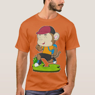 T-shirt Sac à dos de singe Hiker