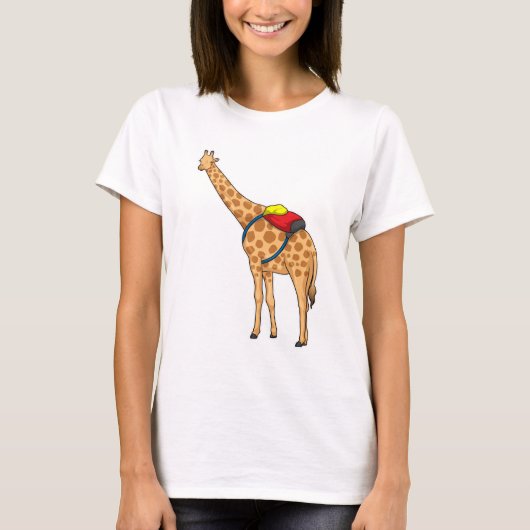T-shirt Sac à dos Giraffe (Devant)