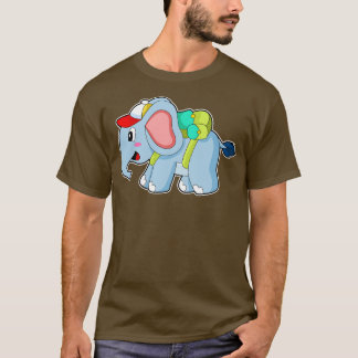 T-shirt Sac à dos scolaire éléphant
