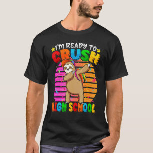 T-shirt Sac À Draps De L'École Secondaire Revenir À L'Écol