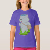 T-shirt Sac à épaule de chat (Devant)