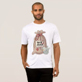 T-shirt Sac à graines d'oiseaux avec cou et coeur (Devant entier)