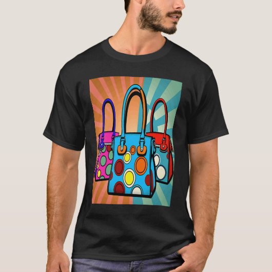 T-shirt Sac à main Frameur Pop (Devant)
